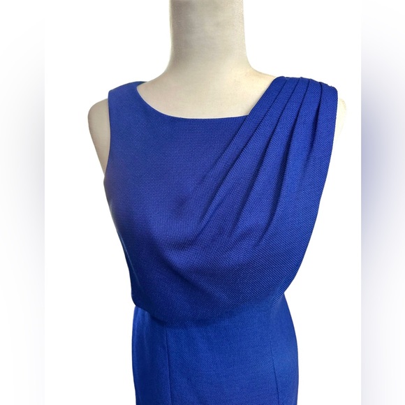 Kay Unger Blue Sheath Dress - Picture 2 of 10